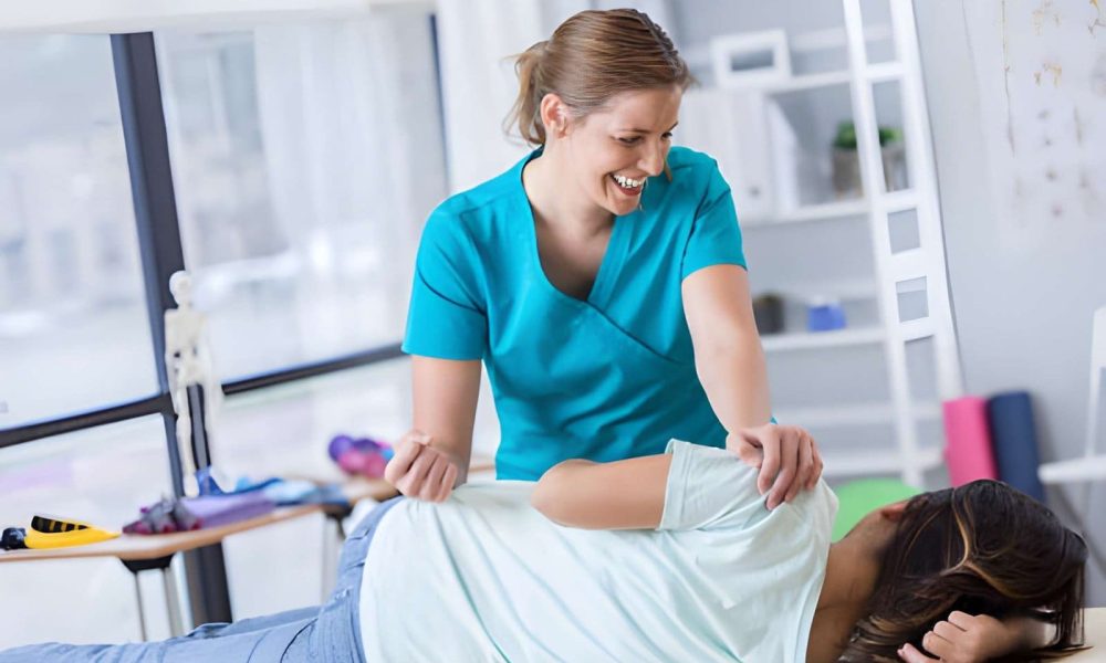 Best chiropractor in St Petersburg FL providing professional spinal adjustment therapy in modern clinic setting.